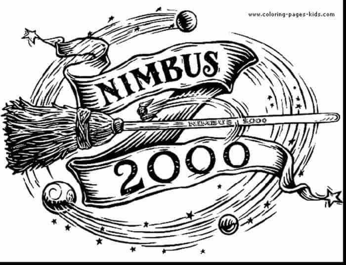 Harry Potter Quidditch Coloring Pages 1