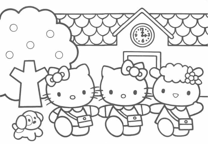 Hello Kitty and Friends Images to print