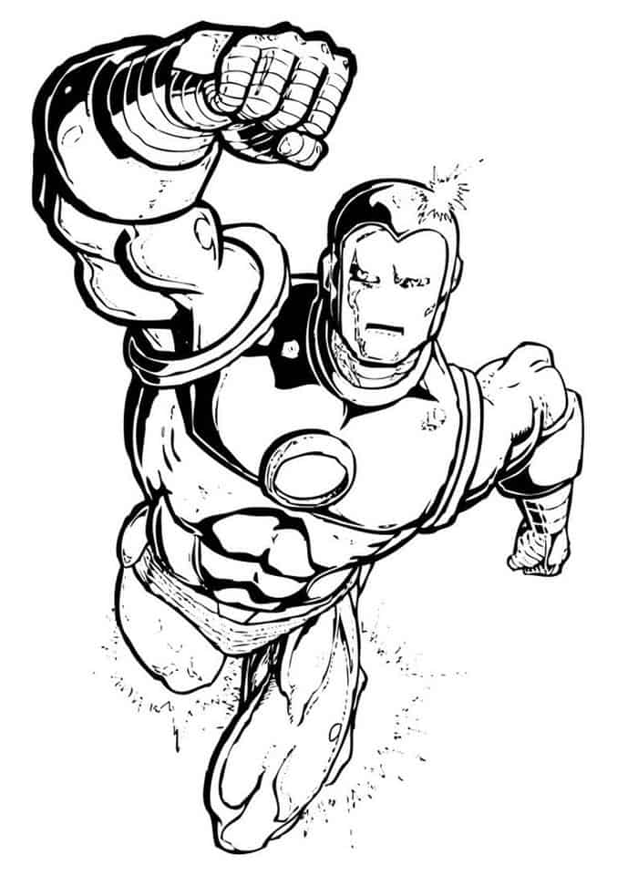 Jesus Superhero Coloring Pages