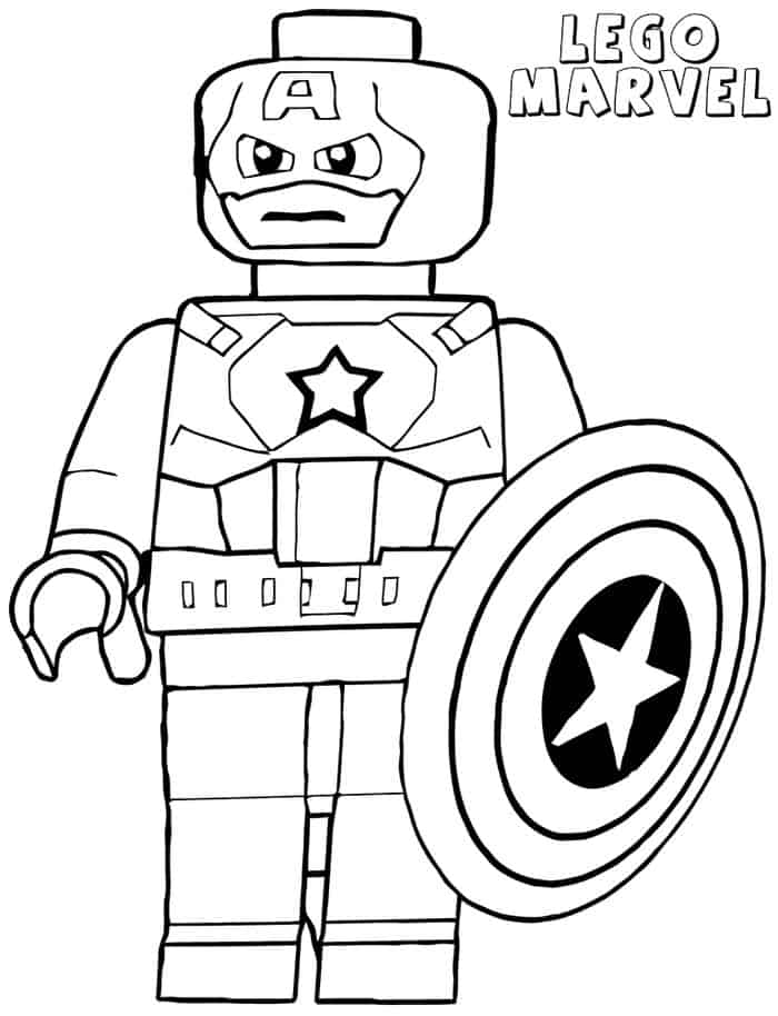 Kid Superhero Coloring Pages
