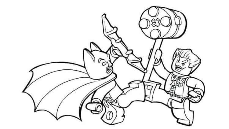 Lego Batman Joker Coloring Pages
