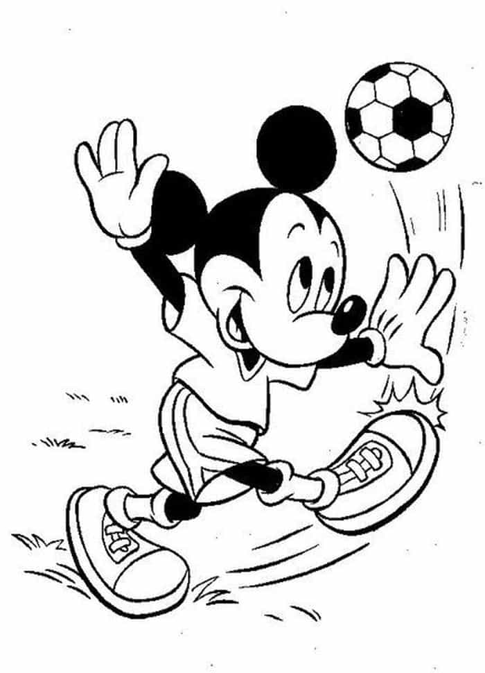 Mickey Mouse Coloring Pages For Toddlers