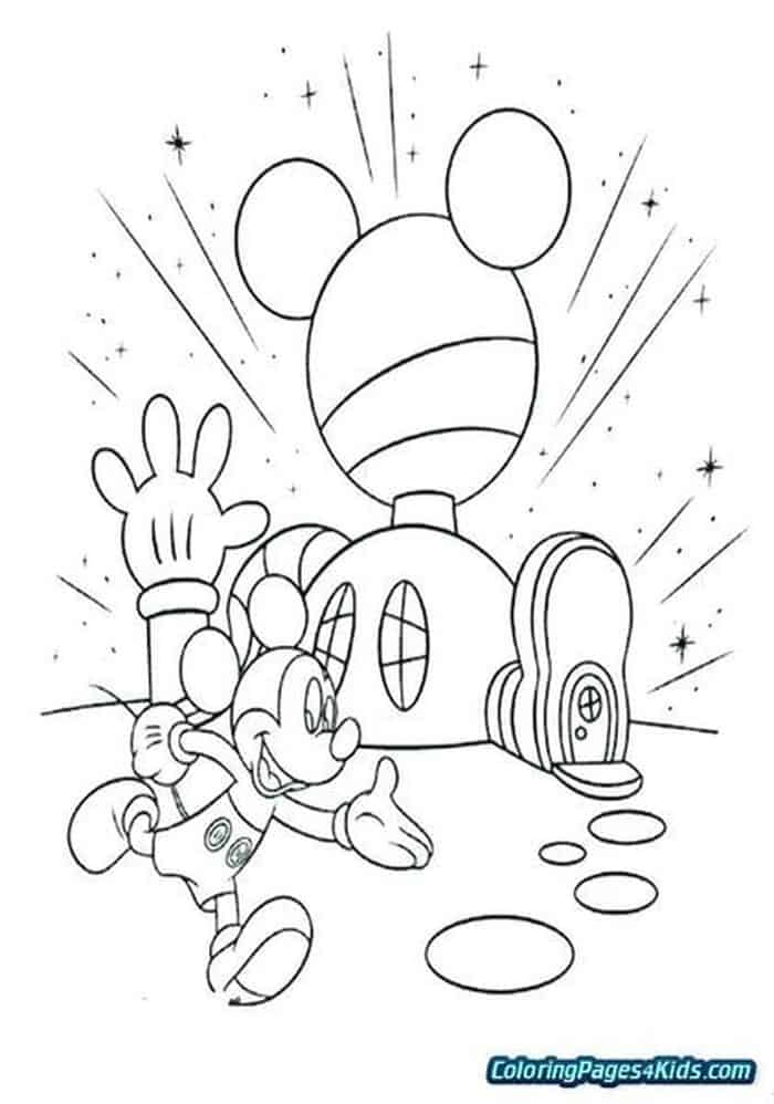 Mickey Mouse Coloring Pages Printable