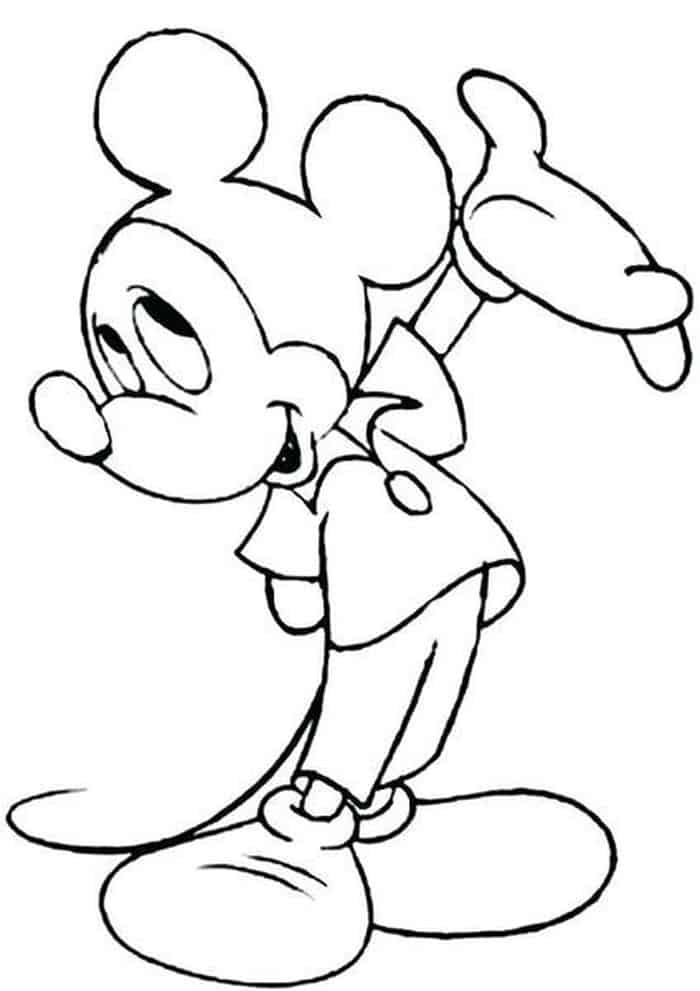 Mickey Mouse Coloring Pages