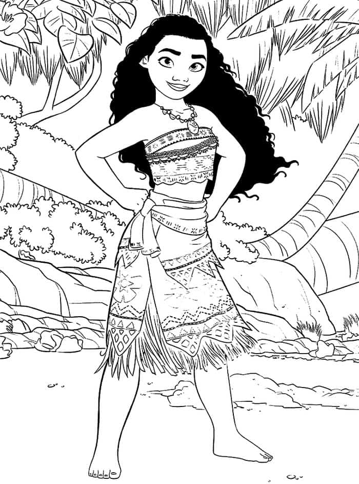 Moana Coloring Pages Printable