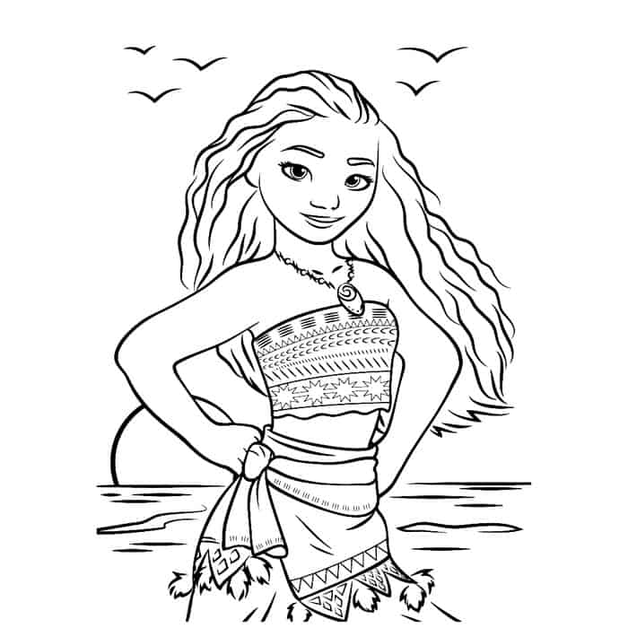 Moana Coloring Pages