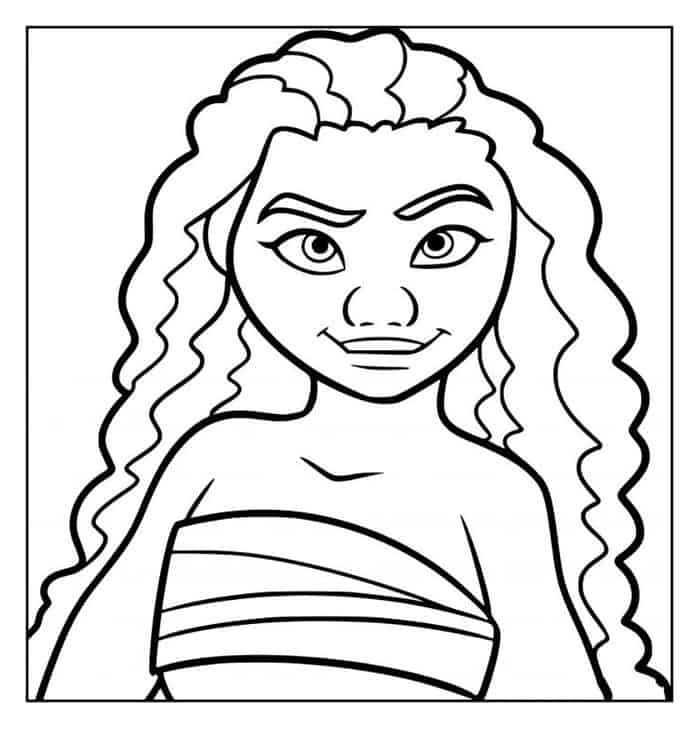 Moana Printable Coloring Pages