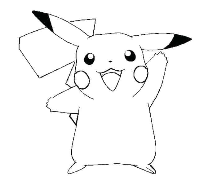 Pikachu Coloring Pages