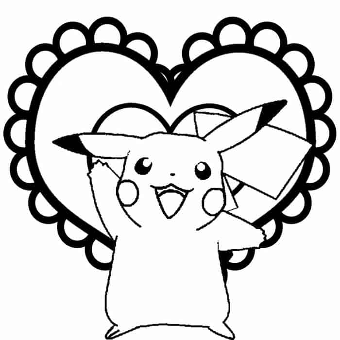 Pokemon Coloring Pages Pikachu And Ash 1