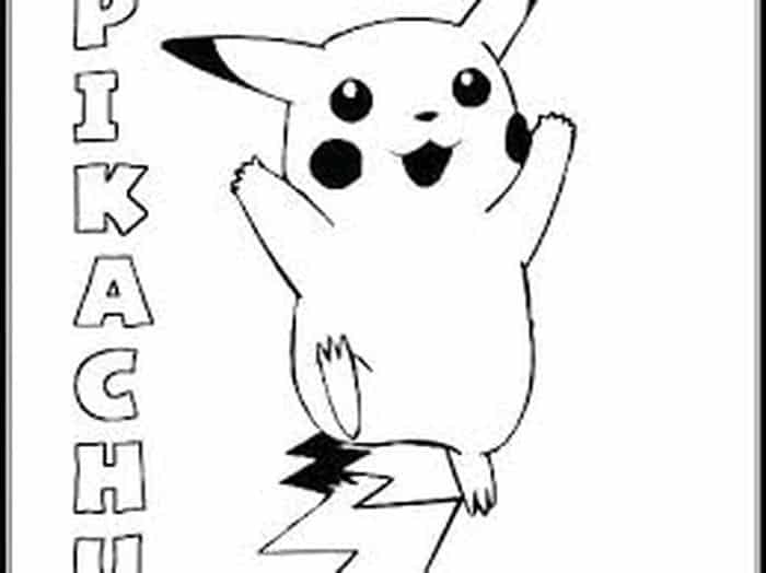 Pokemon Coloring Pages Pikachu And Ash