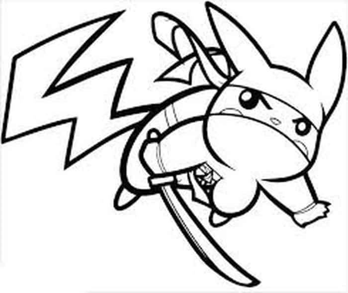 Pokemon Detective Pikachu Coloring Pages
