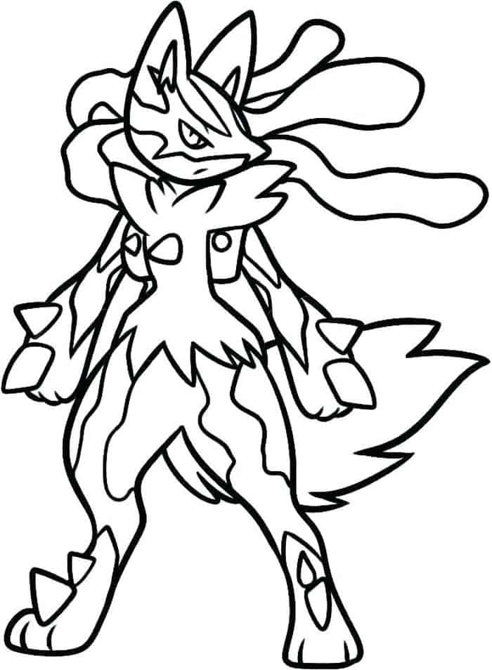 Pokemon Flareon With Pikachu Coloring Pages