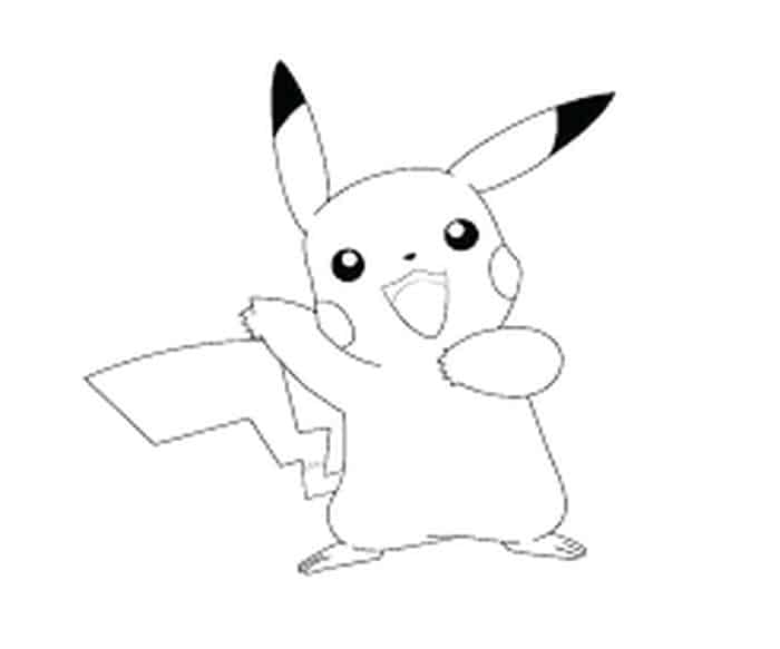 Pokemon Pikachu Coloring Pages