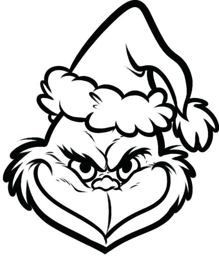 Preschool Christmas Coloring Pages 1