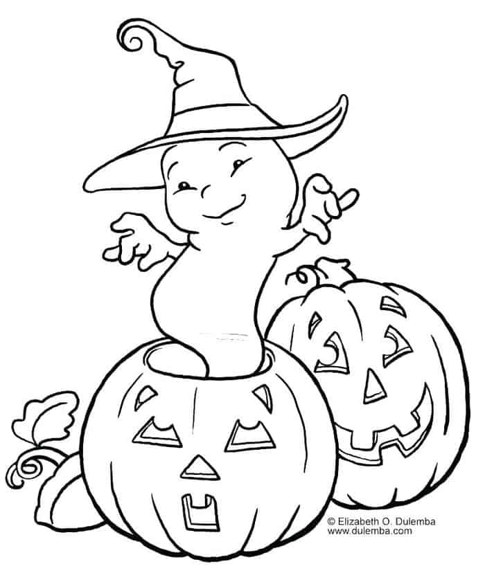 Print Pumpkin Coloring Pages