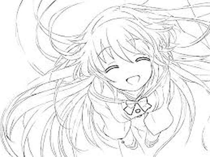 Printable Anime Coloring Pages