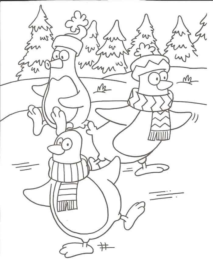 Printable Christmas Coloring Pages 1