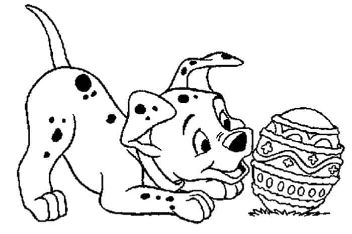 Printable Easter Egg Coloring Pages