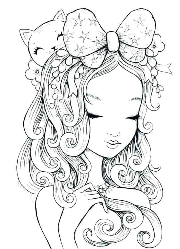 Printable Fairy Coloring Pages