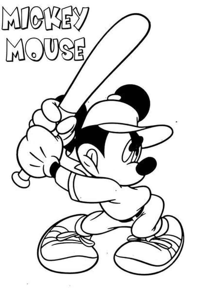 Printable Mickey Mouse Coloring Pages