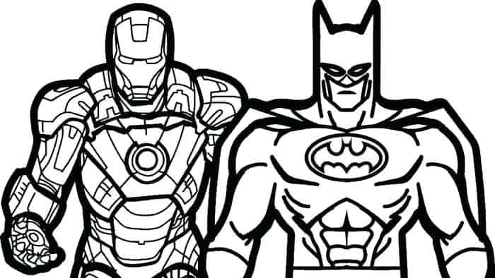 Printable Superhero Coloring Pages