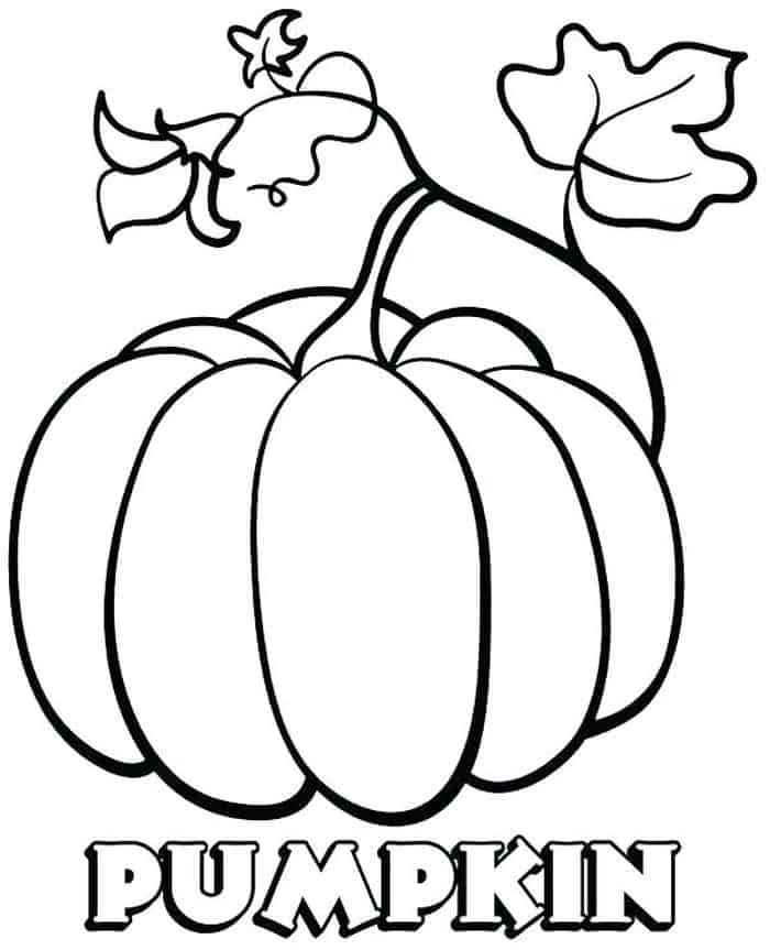 Pumpkin Coloring Pages Free
