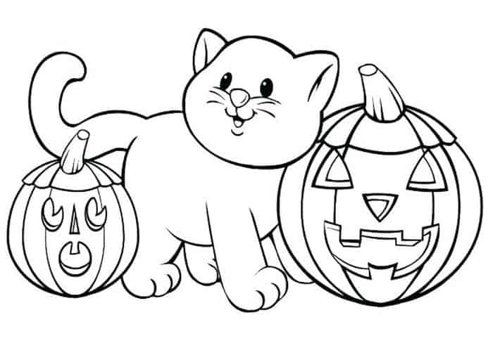 Pumpkin Face Coloring Pages