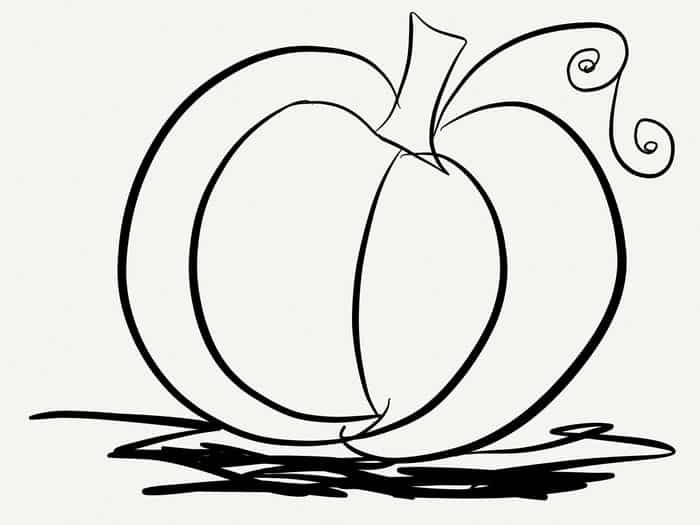 Pumpkin Prayer Coloring Pages