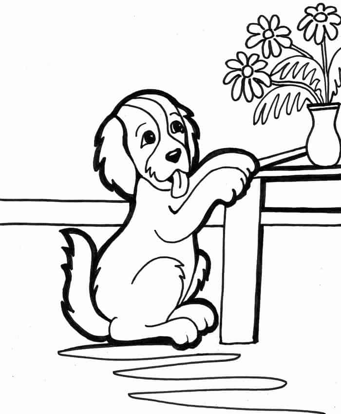 Puppy Coloring Pages Free