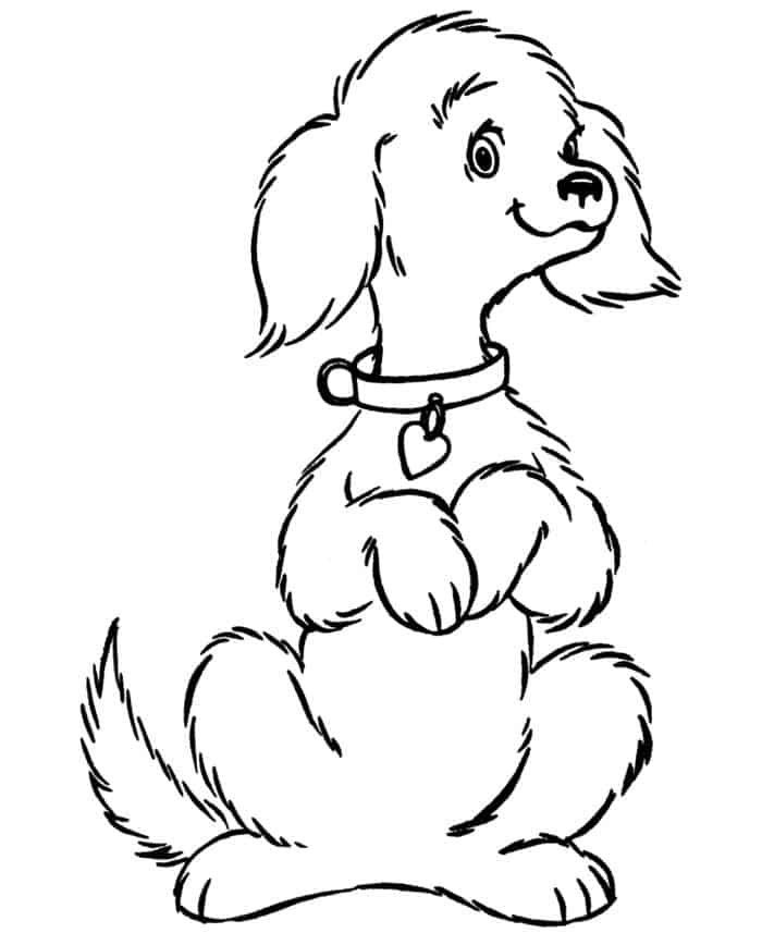 Puppy Coloring Pages Printable