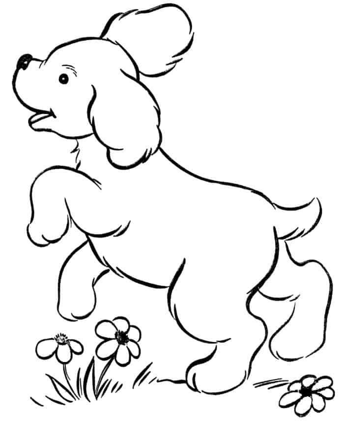 Puppy Coloring Pages To Print