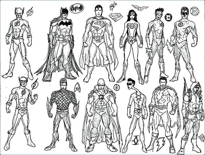 Robin Superhero Coloring Pages