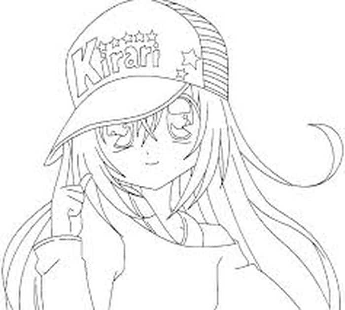 Sexy Anime Coloring Pages