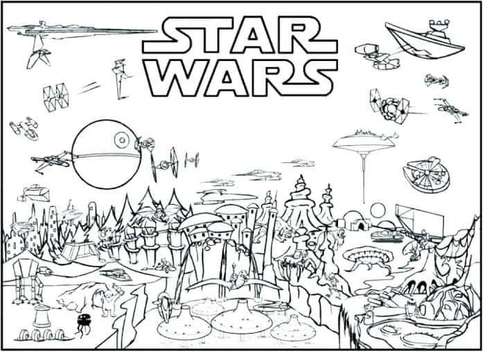 Star Wars Coloring Pages 1
