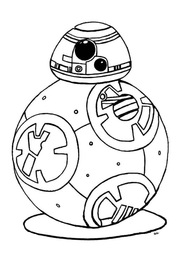 Star Wars Coloring Pages Bb8 1