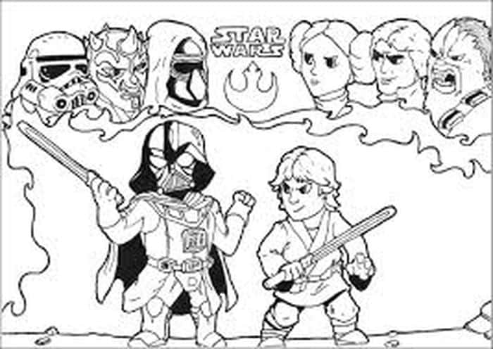 Star Wars Coloring Pages Princess Leia