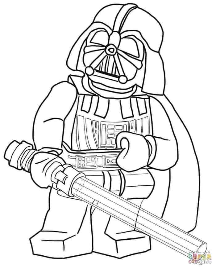 Star Wars Darth Vader Coloring Pages 1