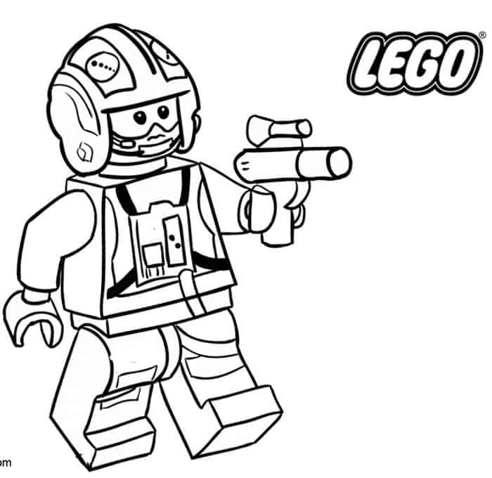 Star Wars Legos Coloring Pages 1