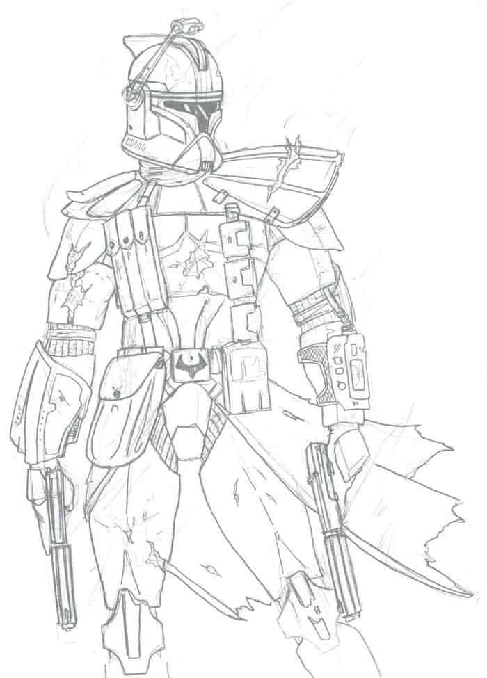 Star Wars The Clone Wars Coloring Pages 1