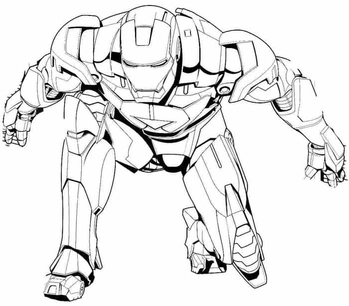 Superhero Coloring Book Pages