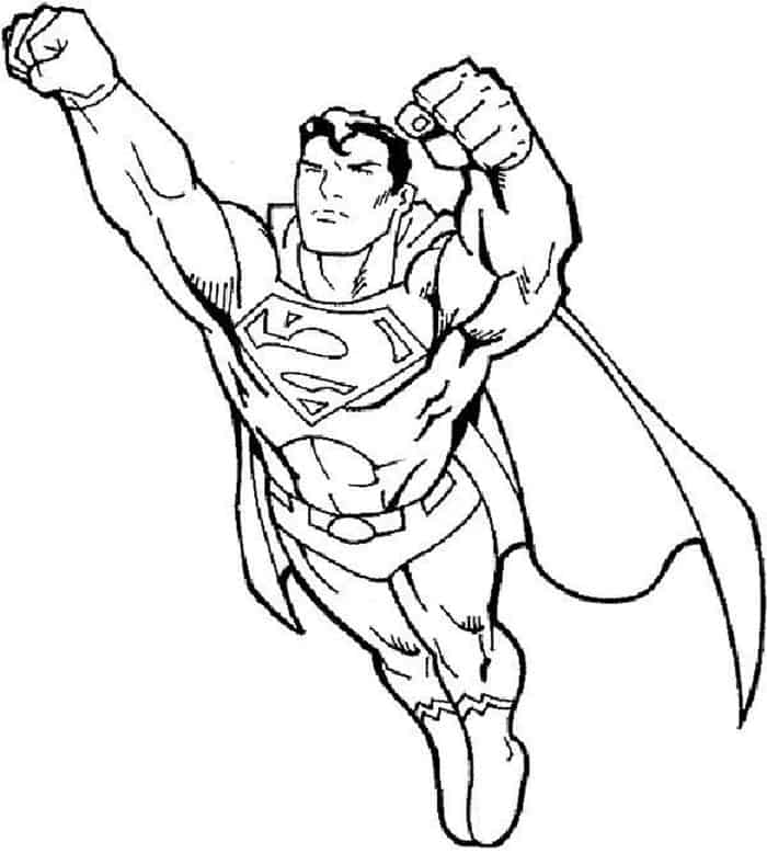 Superhero Coloring Pages To Print