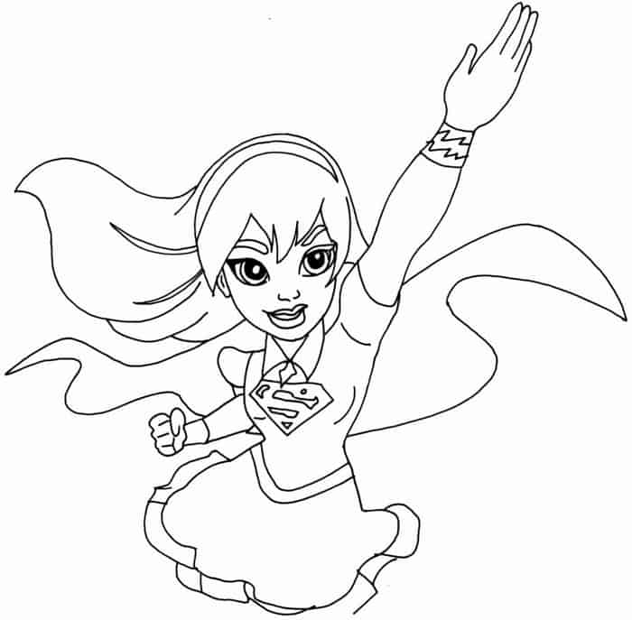 Superhero Girls Coloring Pages