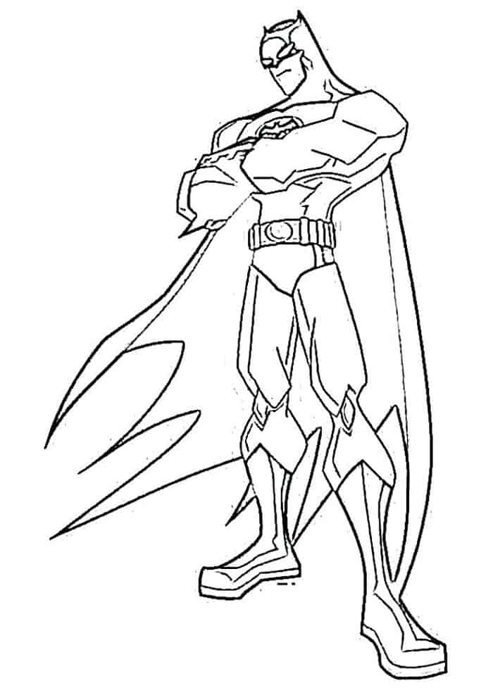 Superhero Printable Coloring Pages