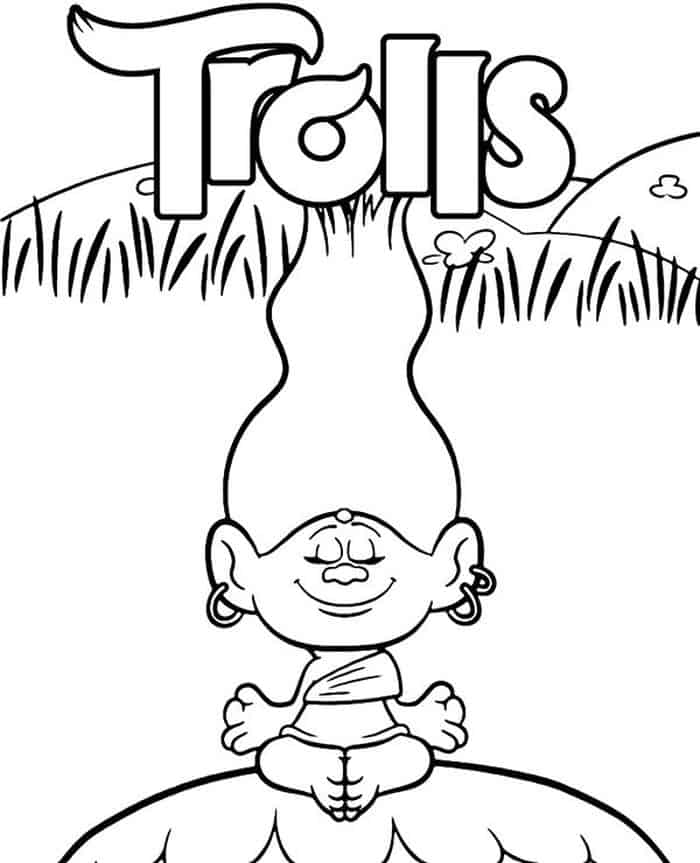 Trolls Coloring Pages Pdf