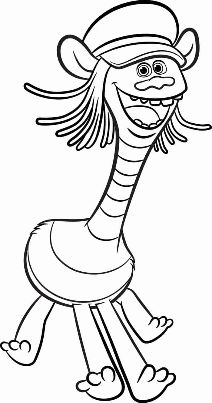 Trolls Coloring Pages To Print