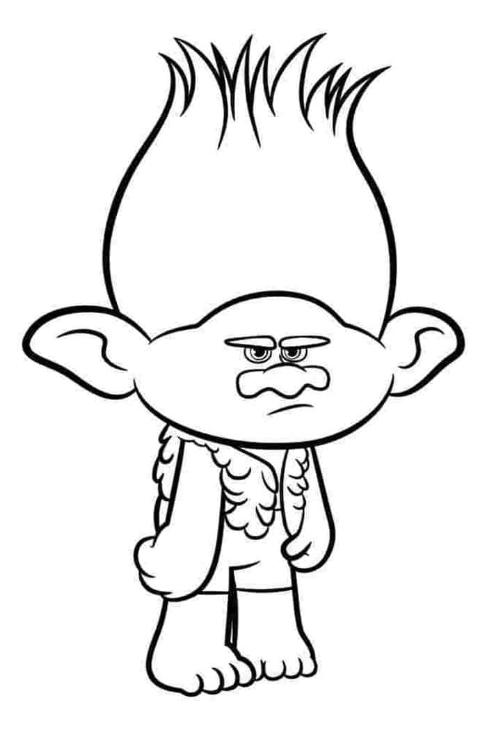 Trolls Coloring Pages