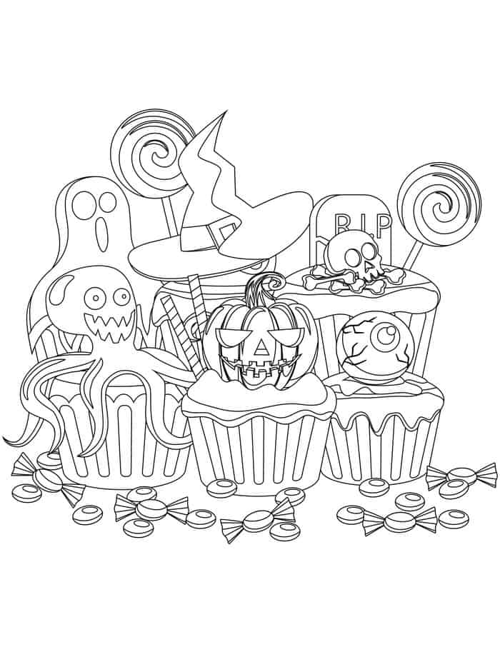 Trolls Halloween Coloring Pages