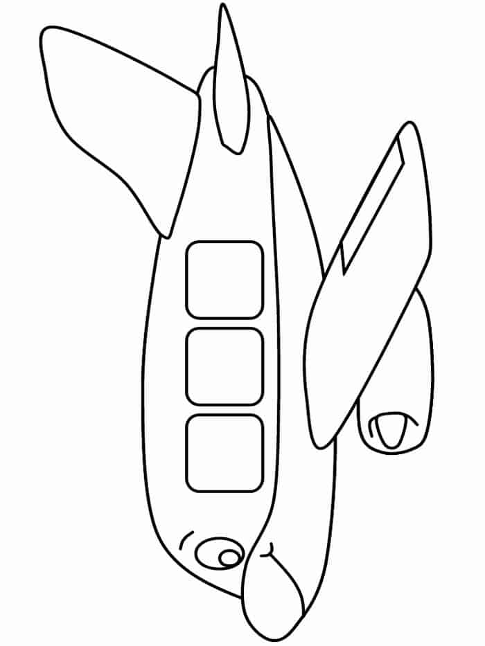 Airplane Coloring Pages For Kids