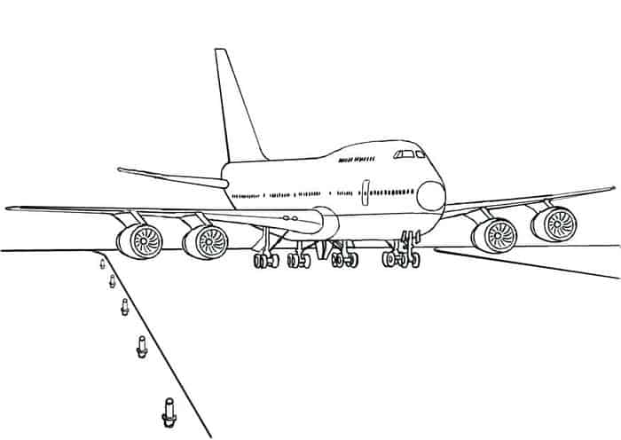 Airplane Coloring Pages Printable