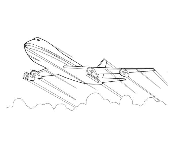 Airplane Coloring Pages To Print For Free